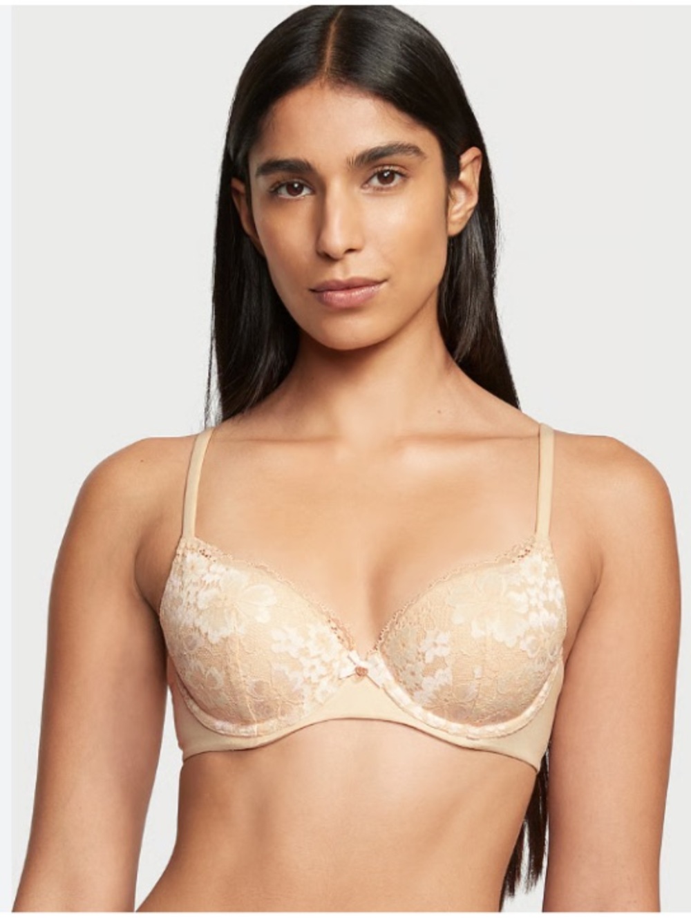 Victoria's Secret Nude Lace Underwire Bra in EUC
